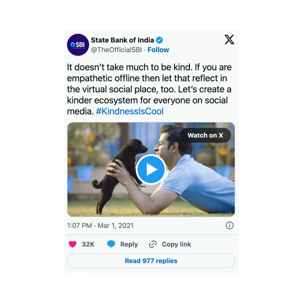 #KindnessIsCool: Solving for Negative Sentiments for India's Largest Public Sector Bank